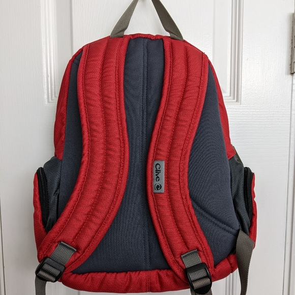 Clive Red Outdoor Backpack - Picture 2 of 12